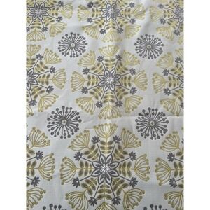 Waverly Kaleidoscopic Sterling Yellow‎ Upholstery Fabric Atomic Floral 2.5 yards